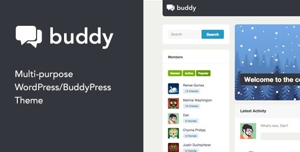 Buddy 2.23.1 - Simple WordPress & BuddyPress Theme