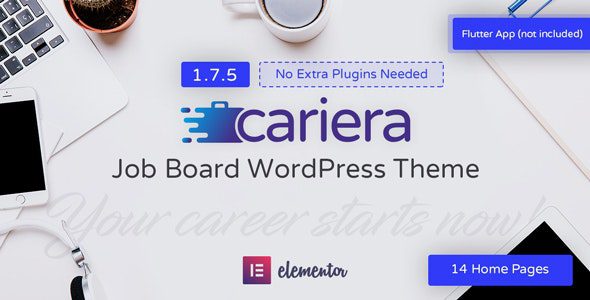 Cariera 1.7.6 - Job Board WordPress Theme