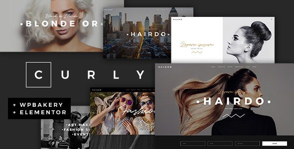 Curly 3.0 - A Stylish Theme for Hairdressers and Hair Salons