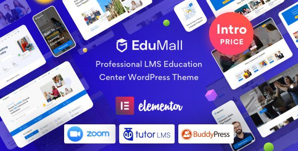 EduMall 3.9.0 - Professional LMS Education Center WordPress Theme