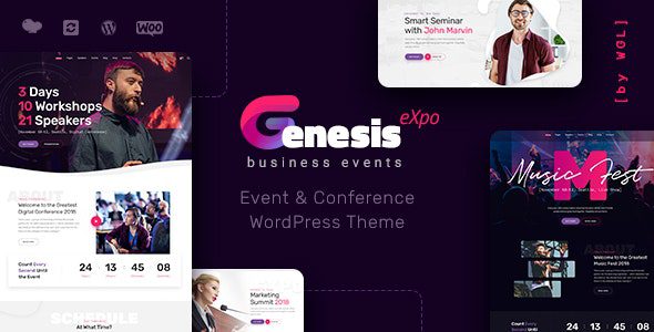 GenesisExpo 1.4.10 - Business Events & Conference WordPress Theme