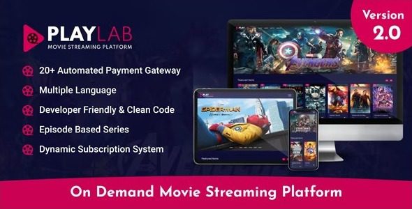playlab 2 4 nulled on demand movie streaming platform