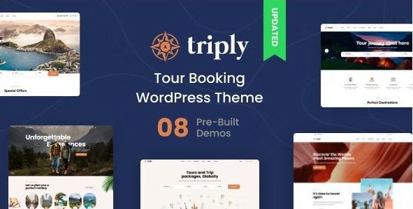Triply 2.3.6 - Tour Booking WordPress Theme
